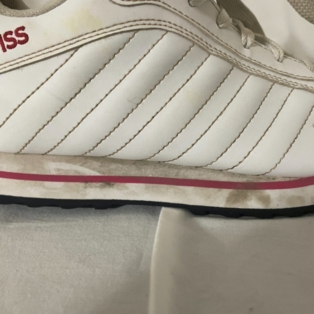 K Swiss Womens Running Shoes Pink White Size 7.5 - Picture 4 of 14